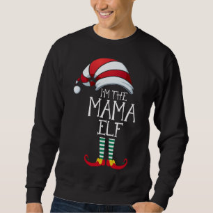 Ich bin die Weihnachtszeit der Elf-Librarian Sweatshirt