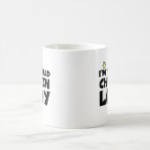 Ich bin die wütende Huhndame Kaffeetasse (Mittel)