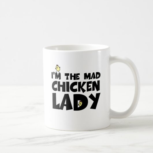 Ich bin die wütende Huhndame Kaffeetasse (Rechts)