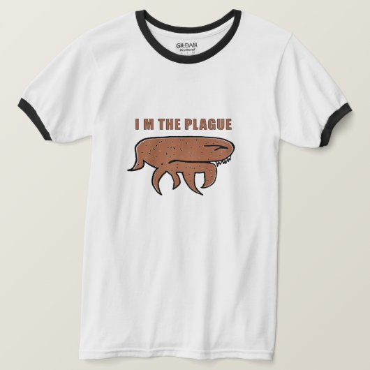 Ich bin die Zeichnend Pest T-Shirt (Design vorne)