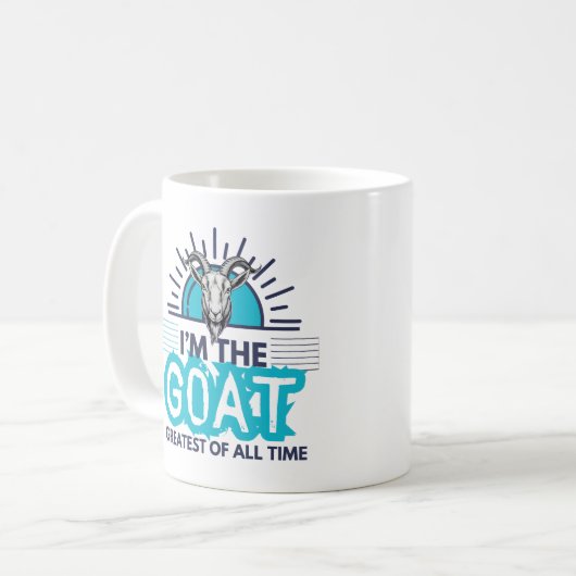 Ich bin die Ziege - die bestste aller Zeiten, Sieg Kaffeetasse (Vorderseite Links)