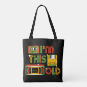 Ich bin diese alte Technik Tasche (Rückseite)