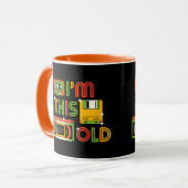 Ich bin diese alte Technik Tasse (Vorderseite Links)