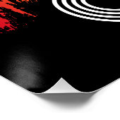 Ich bin dieses alte, klassische Retro-Kassettenban Poster (Ecke)