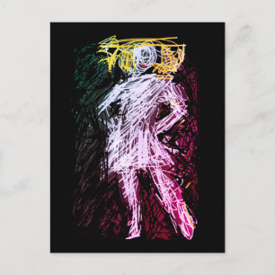 Ich bin dieses Mädchen Postkarte