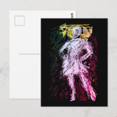 Ich bin dieses Mädchen Postkarte (Vorne/Hinten)