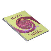 Ich bin dir dankbar, glückliches Dankeschön Notizblock (Rechte Seite)