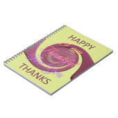 Ich bin dir dankbar, glückliches Dankeschön Notizblock (Linke Seite)