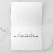 Ich bin dir dankbar ... karte (Innenseite)