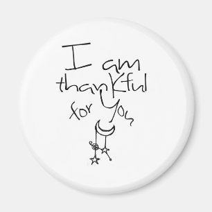 Ich bin dir dankbar magnet