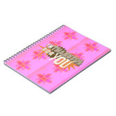 Ich bin dir dankbar notizblock (Linke Seite)