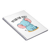 Ich bin dir ein Ohr für deinen lustigen Elefantenp Notizblock (Rechte Seite)