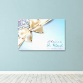ICH BIN DIVINE BOW Bar Bat Mitzvah Sign an Board Leinwanddruck (Insitu (Holzboden))