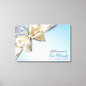 ICH BIN DIVINE BOW Bar Bat Mitzvah Sign an Board Leinwanddruck (Vorderseite)