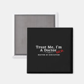 Ich bin Doktor der Bildung Ed.d. Magnet (Vorderseite/Rückseite)