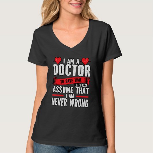 Ich bin Doktor Heroes Medical Worker Frontliners T-Shirt (Vorderseite)