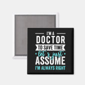 Ich bin Doktor, um Zeit Retten. Nehmen wir einfach Magnet (Vorderseite/Rückseite)