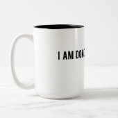 Ich bin Donovan Kerze - Kaffee-Tasse Zweifarbige Tasse (Links)