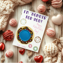 Ich bin "Donuts" für dich! Spielen Sie Doh Valenti Begleitkarte