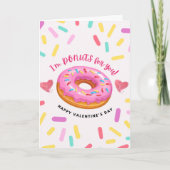 Ich bin Donuts für Sie - Donuts Lover Valentine Karte (Vorderseite)