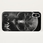 Ich bin Doom-Fraktal-Schädel Case-Mate iPhone Hülle (Rückseite (Horizontal))
