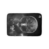 Ich bin Doom Fraktal Skull Badematte (Vorderseite)