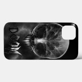 Ich bin Doom Fraktal Skull Case-Mate iPhone Hülle (Rückseite (Horizontal))