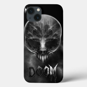 Ich bin Doom Fraktal Skull Case-Mate iPhone Hülle