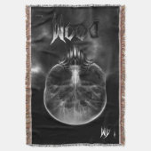 Ich bin Doom Fraktal Skull Decke (Vorderseite Vertikal)