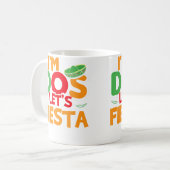 ICH bin Dos Taco Twosday Junge Mädchen 2. Geburtst Kaffeetasse (Vorderseite Links)