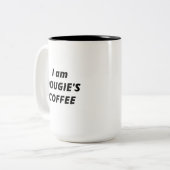 Ich bin Dougies Kaffee Zweifarbige Tasse (Vorderseite Links)