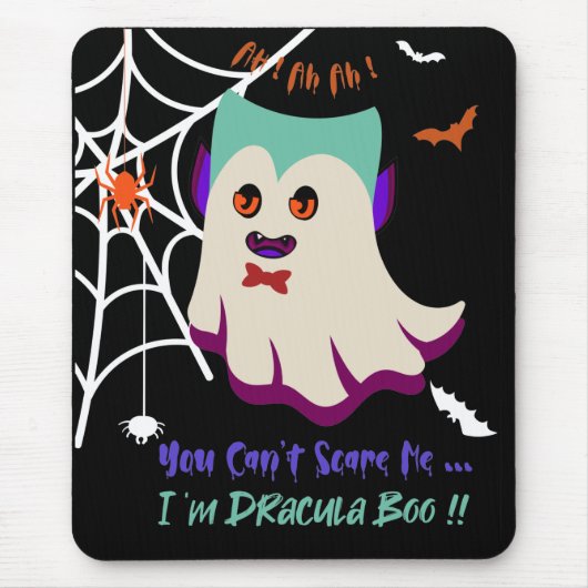 Ich bin Dracula Boo Mouse Pad. Mousepad (Vorne)