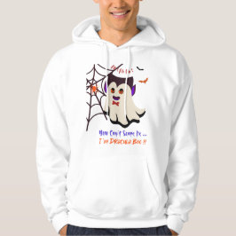 Ich bin Dracula Boo White Hoodie. Hoodie