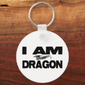 Ich bin Dragon Schlüsselanhänger (Vorderseite)