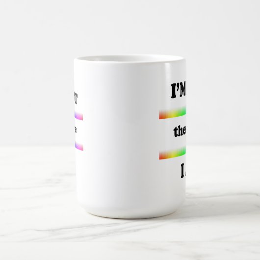 Ich bin draußen, also bin ich kaffeetasse (Mittel)