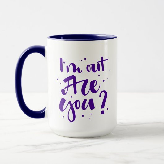 Ich bin draußen, oder? tasse (Links)