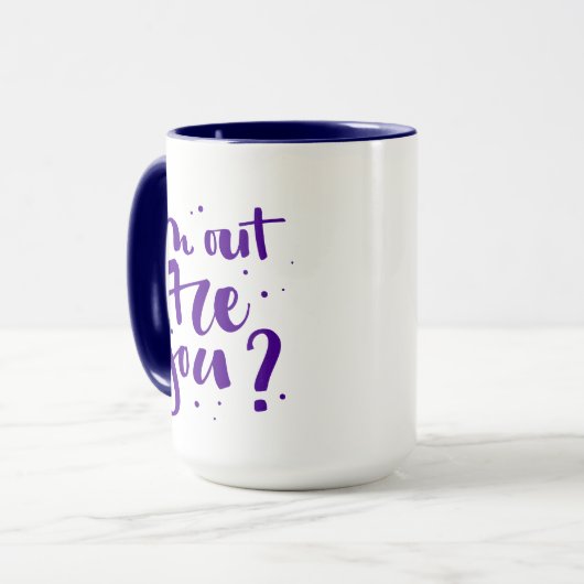 Ich bin draußen, oder? tasse (Vorderseite Links)