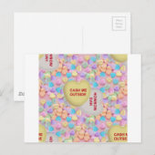 Ich bin draußen postkarte (Vorne/Hinten)