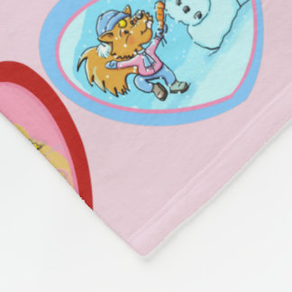 Ich bin dreckige Fleecedecke