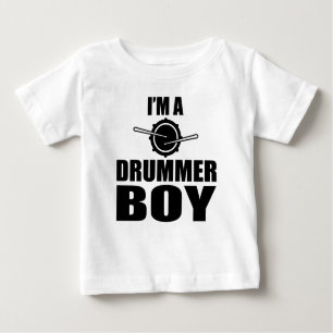 ICH BIN DRUMMER BOY BABY T-SHIRT