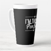 Ich bin Dry für Bier Milchtasse (Linke Ecke)