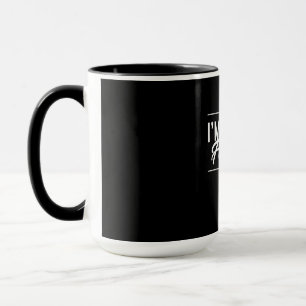 Ich bin Dry für Bier Tasse
