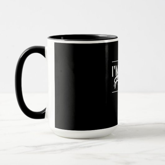 Ich bin Dry für Bier Tasse (Links)