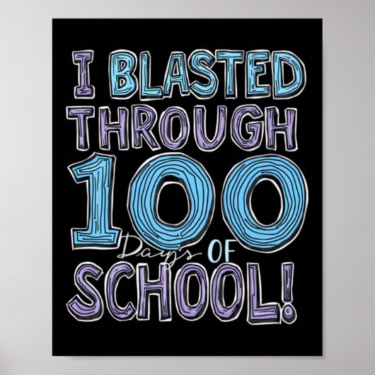 Ich bin durch 100 Schultage gestorben Poster (Vorne)