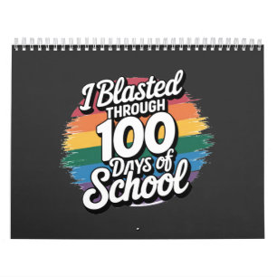 Ich bin durch 100 Tage Regenbogen in der Schule ge Kalender