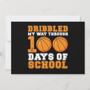 Ich bin durch 100 Tage Schulbasketball gefahren Einladung