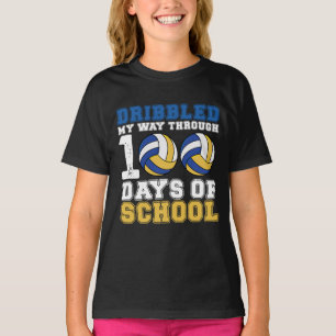 Ich bin durch 100 Tage Volleyball in der Schule ge T-Shirt