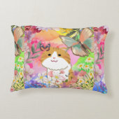 Ich bin echt, von der Blume angetrieben - Niedlich Dekokissen (Rückseite)