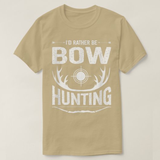 Ich bin eher Bow Jagd Bow Junter T-Shirt (Design vorne)