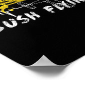 Ich bin eher Bush Flug Pilot Lover Kostümgeschenk Poster (Ecke)